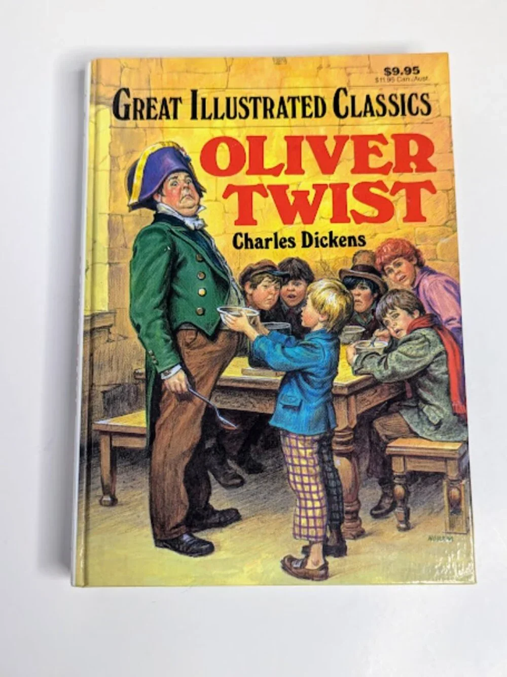 Illustrated Classics Book Lot Peter Pan Oliver Twist Frankenstein Hardcover